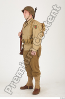  U.S.Army uniform World War II. ver.2 army poses with gun soldier standing whole body 0002.jpg